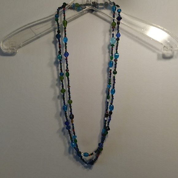 Vintage glass bead necklaces - Picture 6 of 7